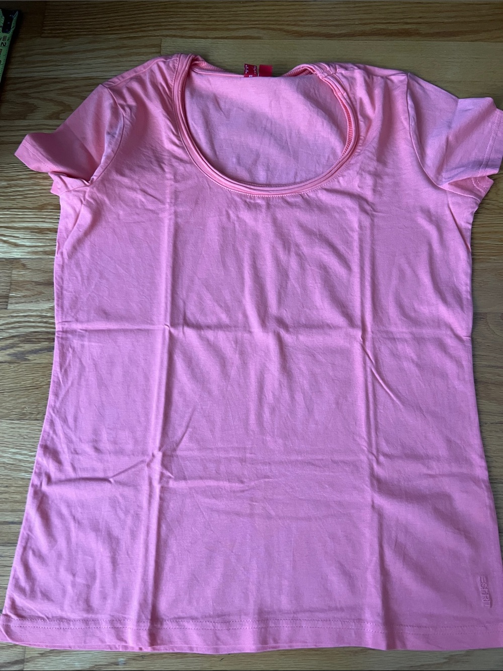 Esprit Pink Scoop Neck Short Sleeve Tee